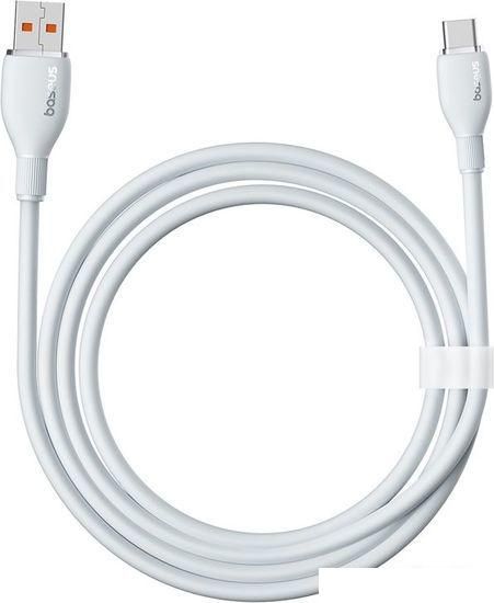 Кабель Baseus Pudding Series USB Type-A - USB Type-C (2 м, белый)
