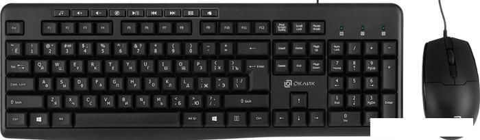 Офисный набор Оклик S650 (черный)