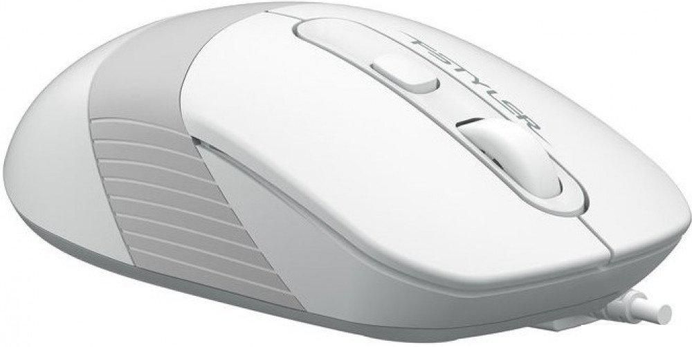 Мышь A4Tech Fstyler FM10 (белый/серый)