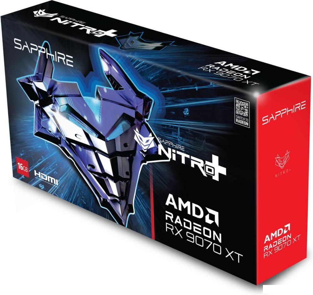 Видеокарта Sapphire Nitro+ Radeon RX 9070 XT 11348-01-20G