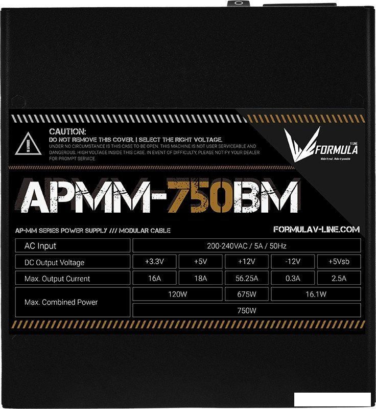 Блок питания Formula APMM-750BM