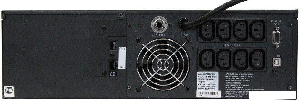 Источник бесперебойного питания Powercom King Pro RM KIN-3000AP LCD