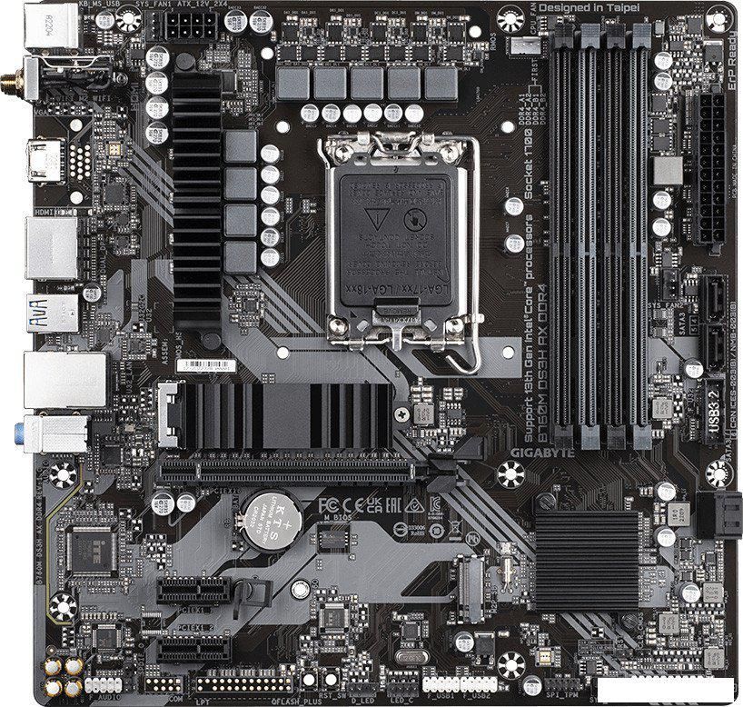 Материнская плата Gigabyte B760M DS3H AX DDR4 (rev. 1.x)