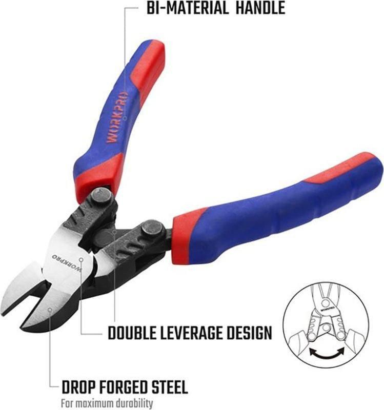 Кусачки боковые (бокорезы) Workpro WP231090