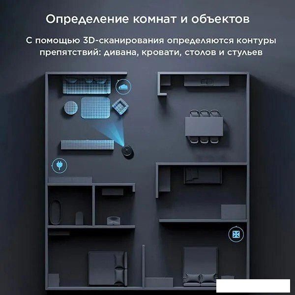 Робот-пылесос Xiaomi Vacuum-Mop LDS 2 Pro MJSTS (с переходником на евровилку)