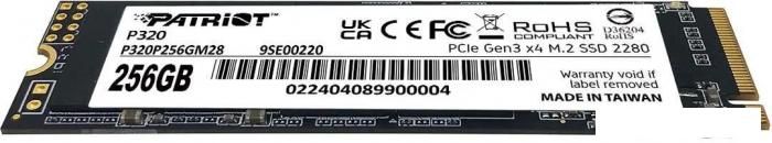 SSD Patriot P320 256GB P320P256GM28