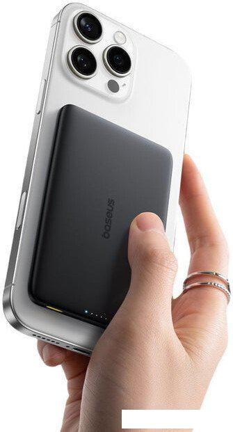 Внешний аккумулятор Baseus PicoGo AM41 Ultra-Slim Magnetic Power Bank 5000mAh (черный)