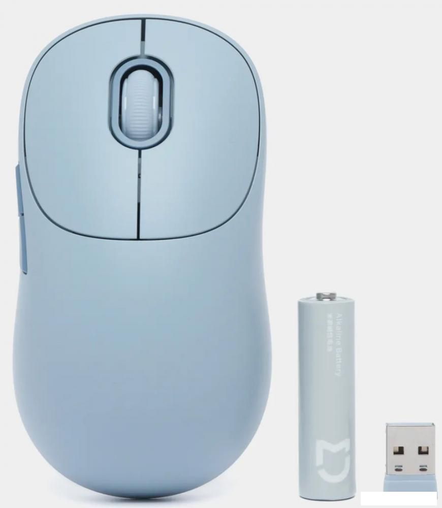 Мышь Xiaomi Wireless Mouse 3 XMWXSB03YM (голубой, китайская версия)