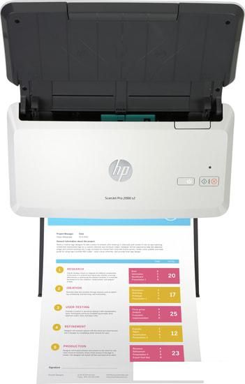 Сканер HP ScanJet Pro 2000 s2 6FW06A