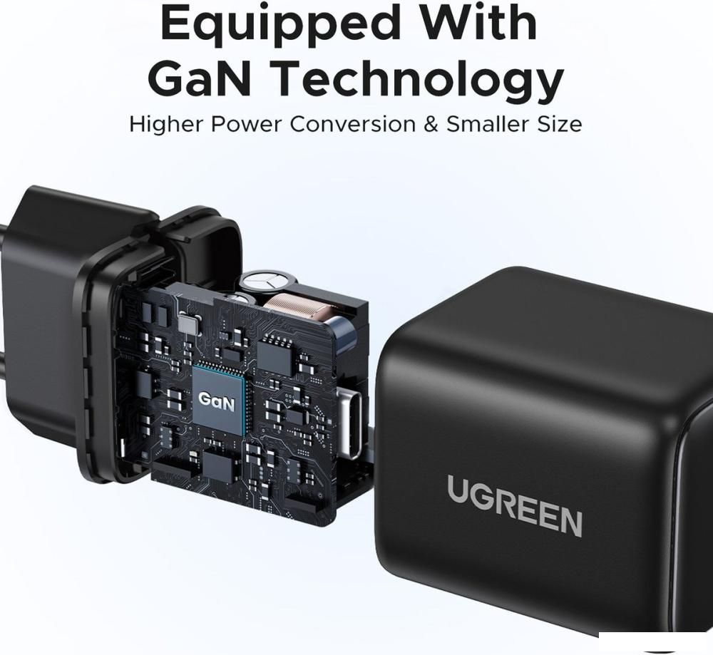 Сетевое зарядное Ugreen X517 65736 (черный)