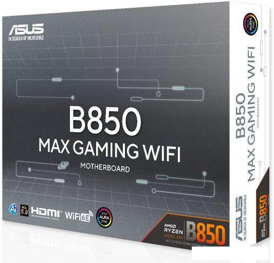 Материнская плата ASUS B850 Max Gaming WiFi