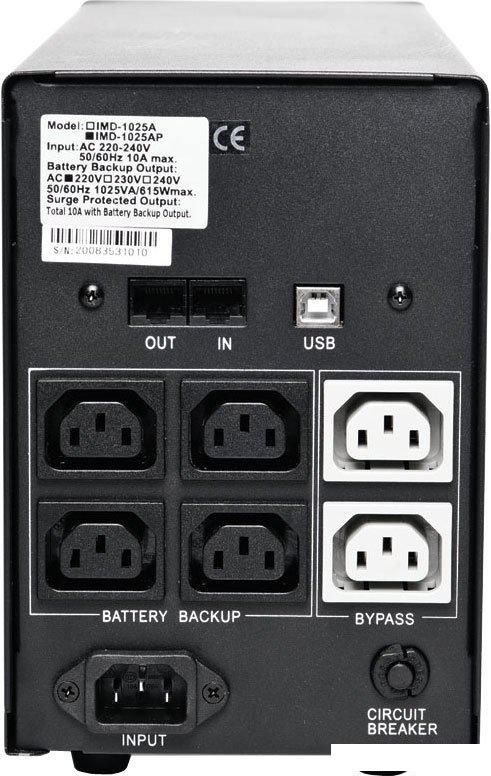 Источник бесперебойного питания Powercom Imperial IMP-1025AP 1025VA