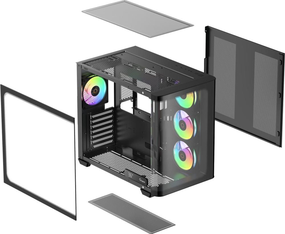 Корпус Ocypus Iota C70 Curve BK ARGB