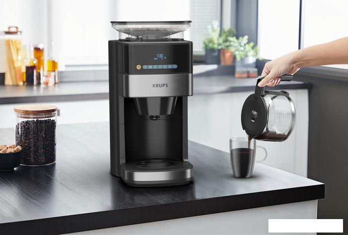 Капельная кофеварка Krups Grind Aroma KM832810