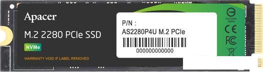 SSD Apacer AS2280P4U 256GB AP256GAS2280P4U-1