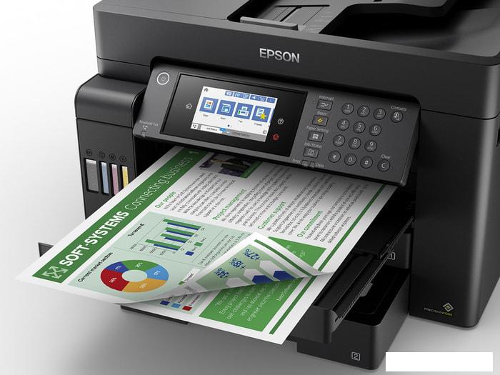 МФУ Epson L15150 (ресурс стартовых контейнеров 6500/5200, контейнер 112)