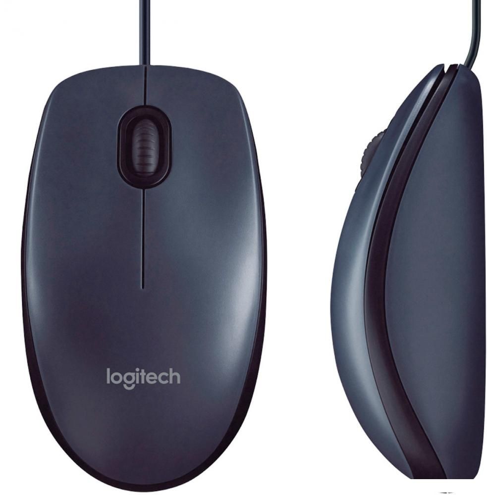 Мышь Logitech B100 (графит)
