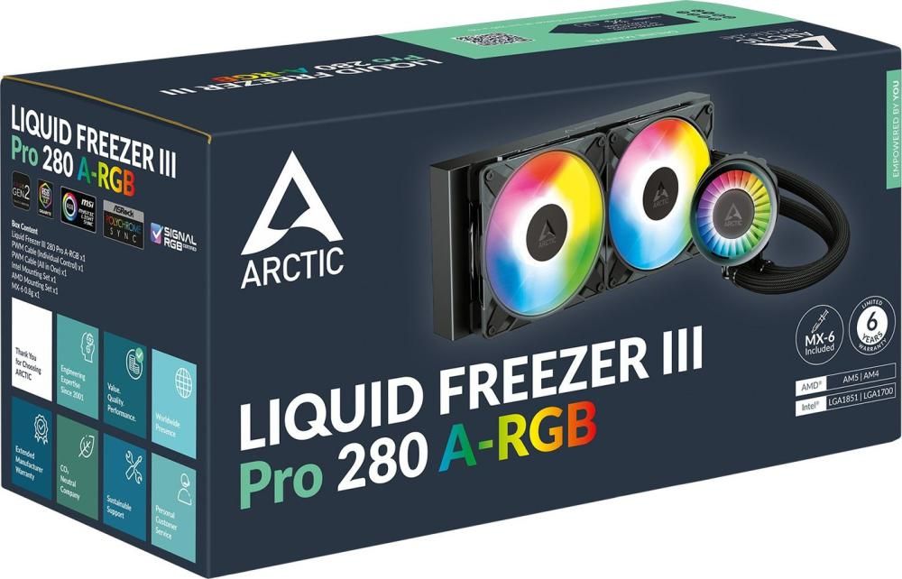 Система жидкостного охлаждения для процессора Arctic Liquid Freezer III Pro 280 A-RGB ACFRE00183A