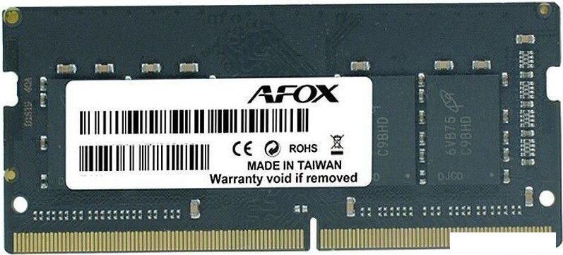 Оперативная память AFOX 16GB DDR4 SODIMM PC4-25600 AFSD416PS1P