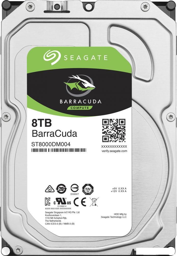 Жесткий диск Seagate BarraCuda 8TB ST8000DM004