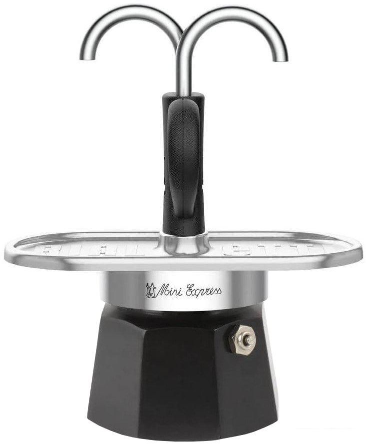 Гейзерная кофеварка Bialetti Mini Express (черный)