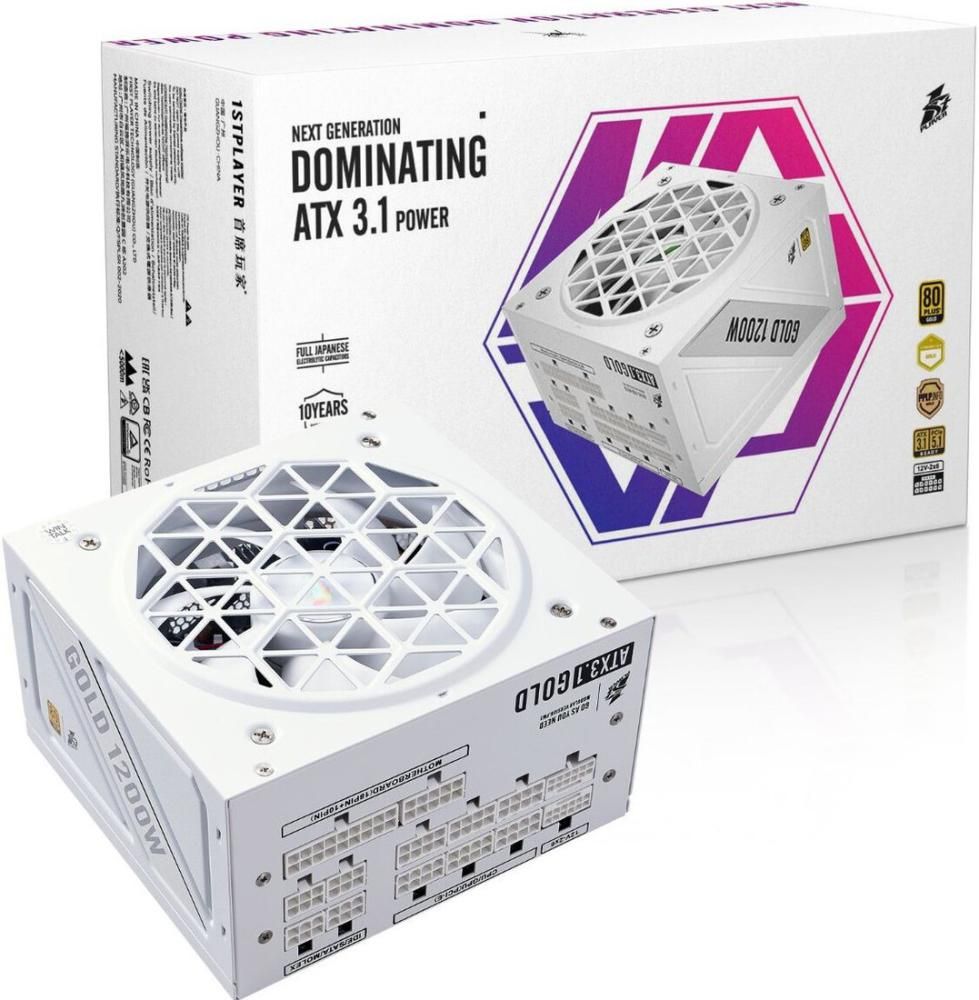 Блок питания 1stPlayer NGDP Gold 1200W HA-1200BA4-WH