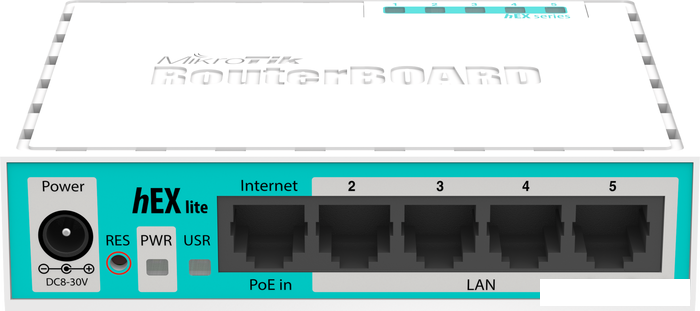 Маршрутизатор Mikrotik Hex Lite (RB750r2)
