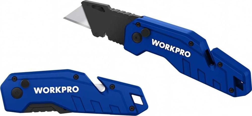 Нож строительный Workpro WP211008
