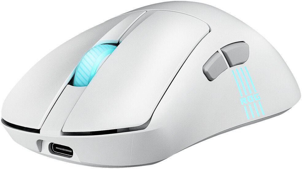 Игровая мышь ASUS ROG Keris II Origin Moonlight White