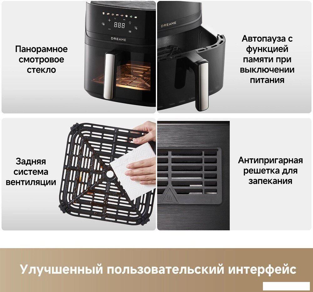 Аэрогриль (аэрофритюрница) Dreame Air Fryer AF10 Pro