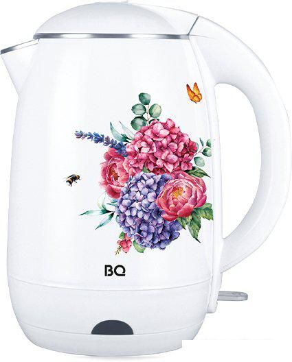 Электрический чайник BQ KT1702P (белый/симфония цветов)