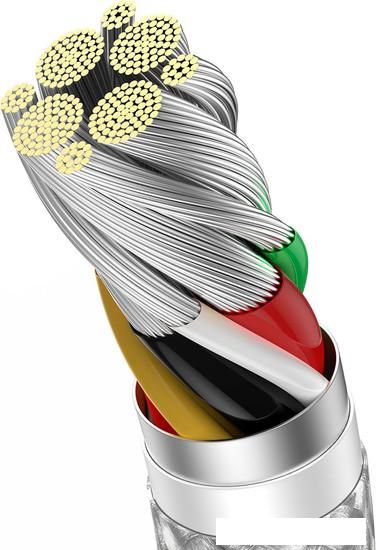 Кабель Baseus Dynamic Series Fast Charging Data Cable 100W USB Type-A - USB Type-C (2 м, белый)