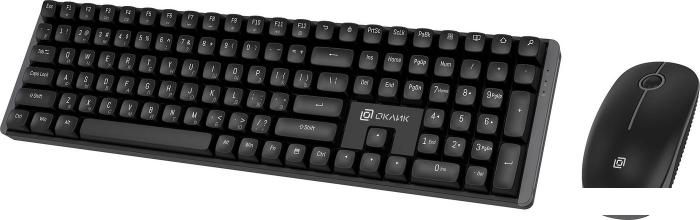 Офисный набор Оклик S315W (черный)