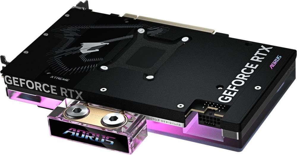 Видеокарта Gigabyte Aorus GeForce RTX 5080 Xtreme Waterforce WB 16G GV-N5080AORUSX WB-16GD