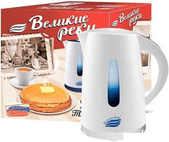 Электрический чайник Великие Реки Томь-1 (белый)