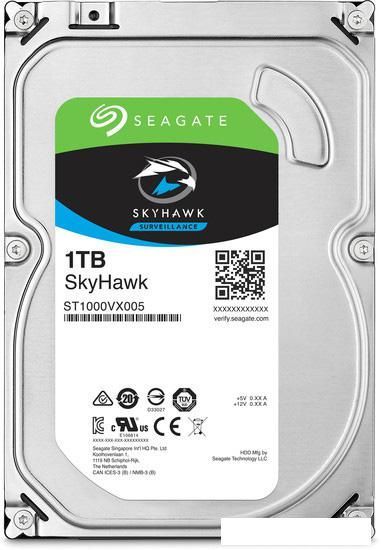 Жесткий диск Seagate Skyhawk Surveillance 1TB ST1000VX005