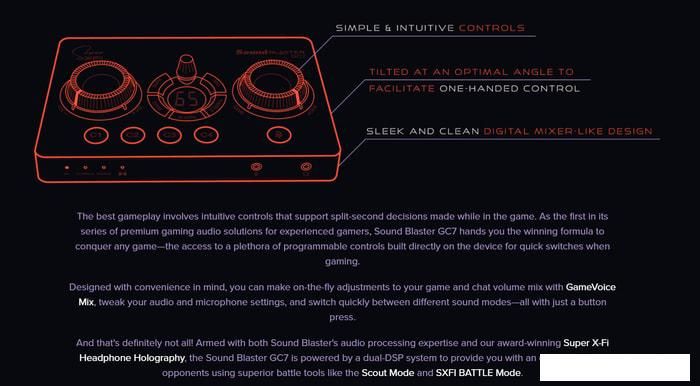 Внешняя звуковая карта Creative Sound Blaster GC7