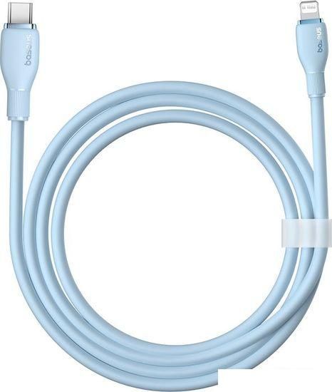 Кабель Baseus Pudding Series USB Type-C - Lightning (2 м, голубой)