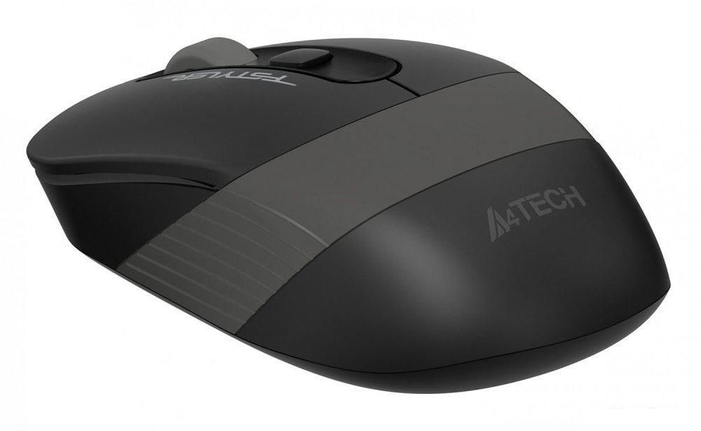 Мышь A4Tech Fstyler FG10S (черный/серый)