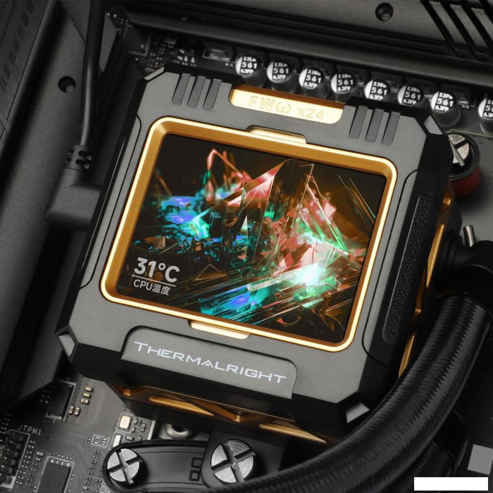 Система жидкостного охлаждения для процессора Thermalright Frozen Warframe 360 ARGB (черный)