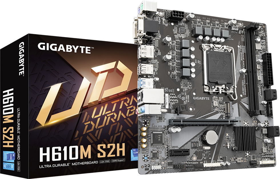 Материнская плата Gigabyte H610M S2H (rev. 1.0)