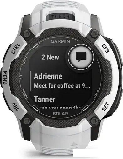 Умные часы Garmin Instinct 2x Solar (белый)