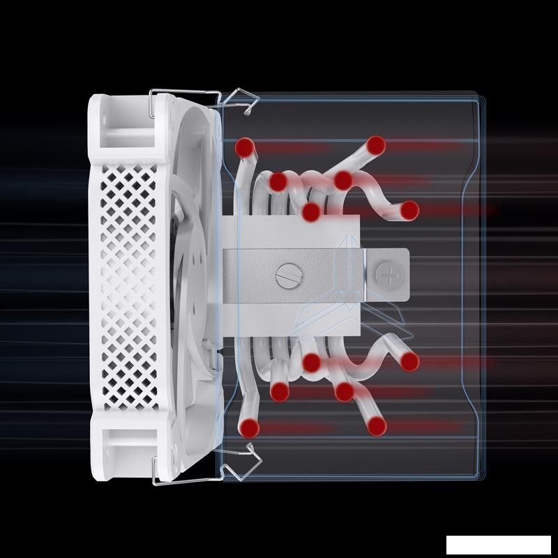 Кулер для процессора Jonsbo HX6240 White