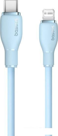 Кабель Baseus Pudding Series USB Type-C - Lightning (2 м, голубой)