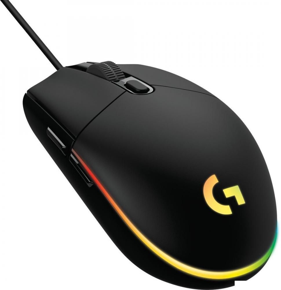 Игровая мышь Logitech G102 Lightsync (черный)
