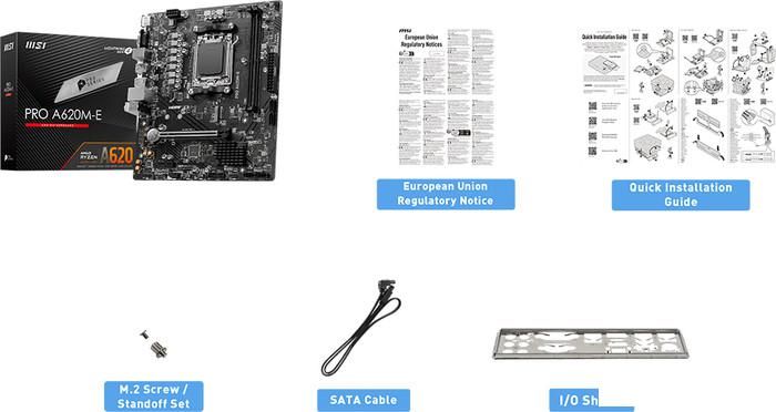 Материнская плата MSI PRO A620M-E
