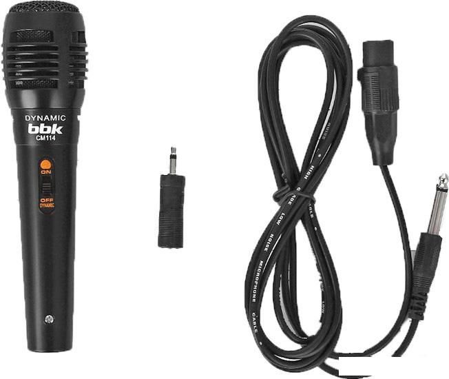 Проводной микрофон BBK CM114 (черный)