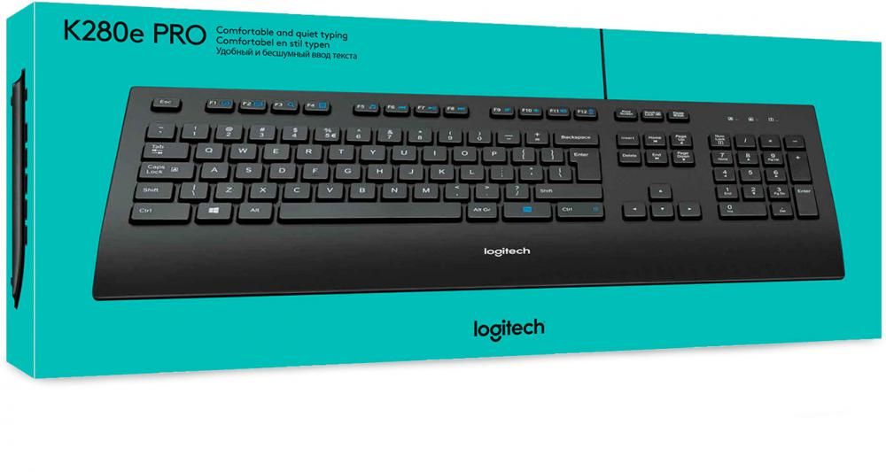 Клавиатура Logitech Corded Keyboard K280e (920-005215)