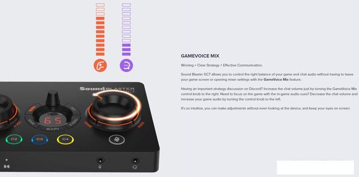 Внешняя звуковая карта Creative Sound Blaster GC7