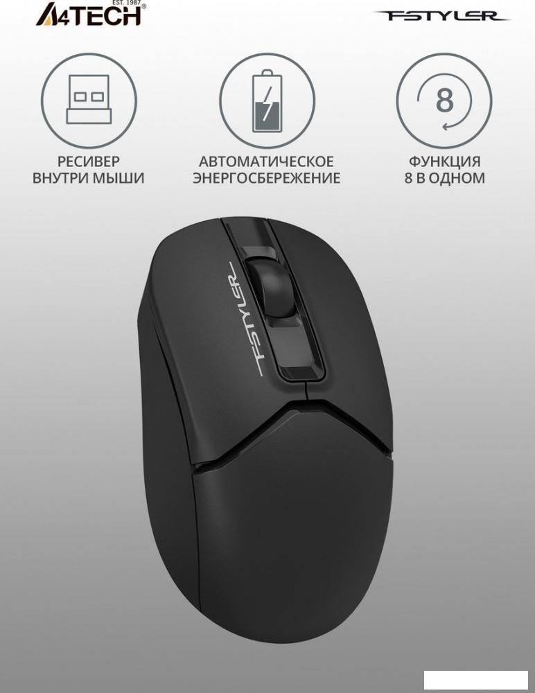 Мышь A4Tech Fstyler FG12 (черный)